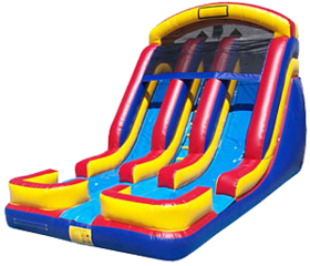 (C) 18ft Twin Torpedo Wet-Dry Slide (C) 18ft Twin Torpedo Wet-Dry Slide